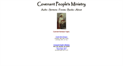 Desktop Screenshot of covenantpeoplesministry.org
