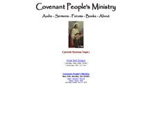 Tablet Screenshot of covenantpeoplesministry.org